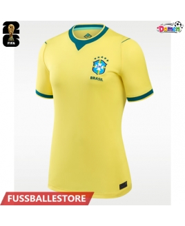 Günstige Brasilien Heimtrikot Damen WM 2026 Kurzarm